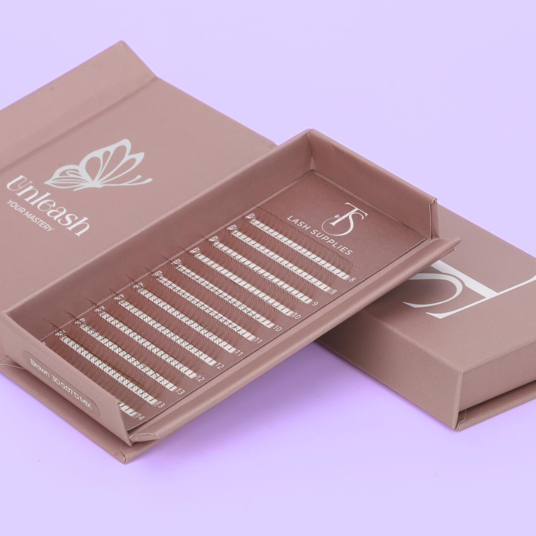 3D Brown Premade Volume Trays