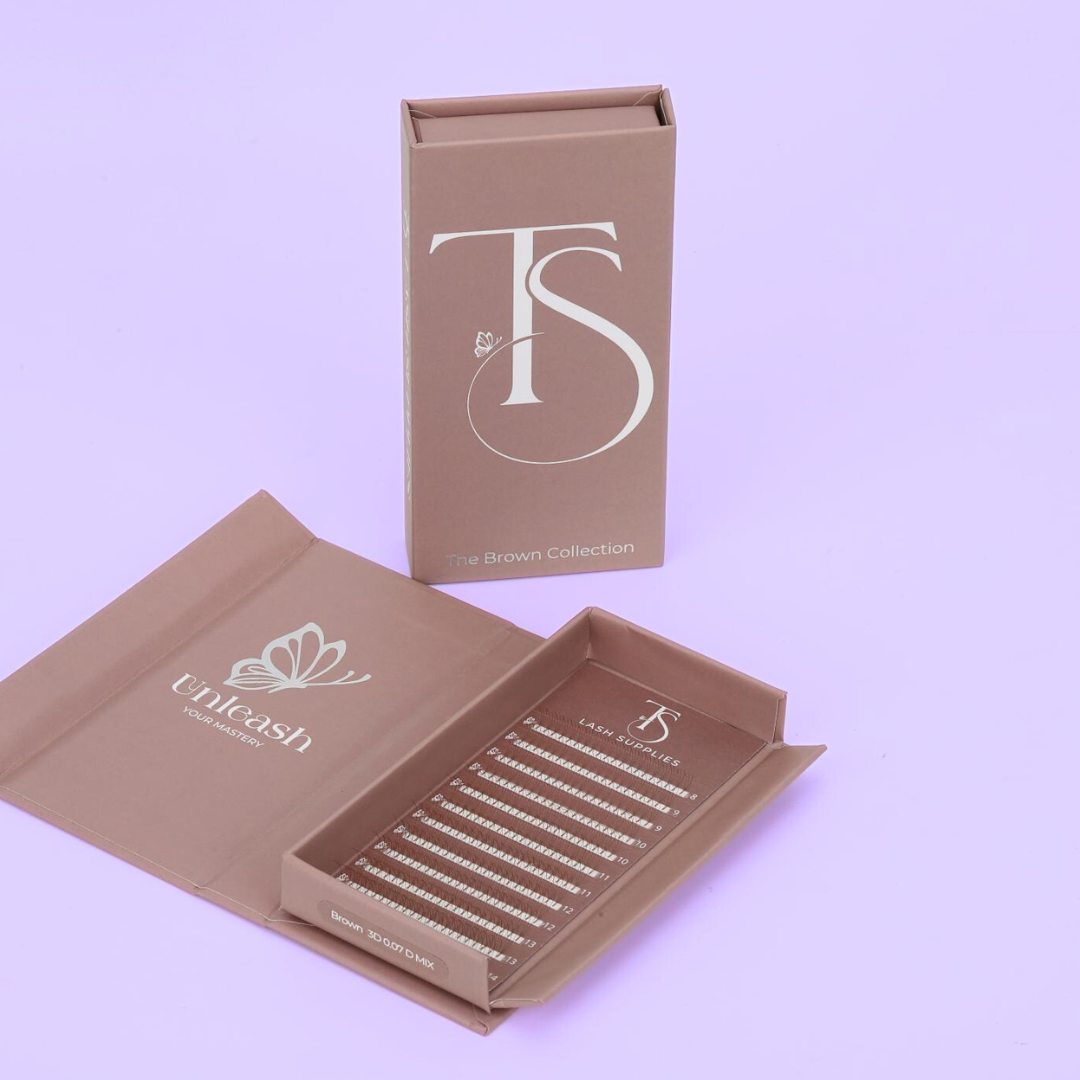 3D Brown Premade Volume Trays