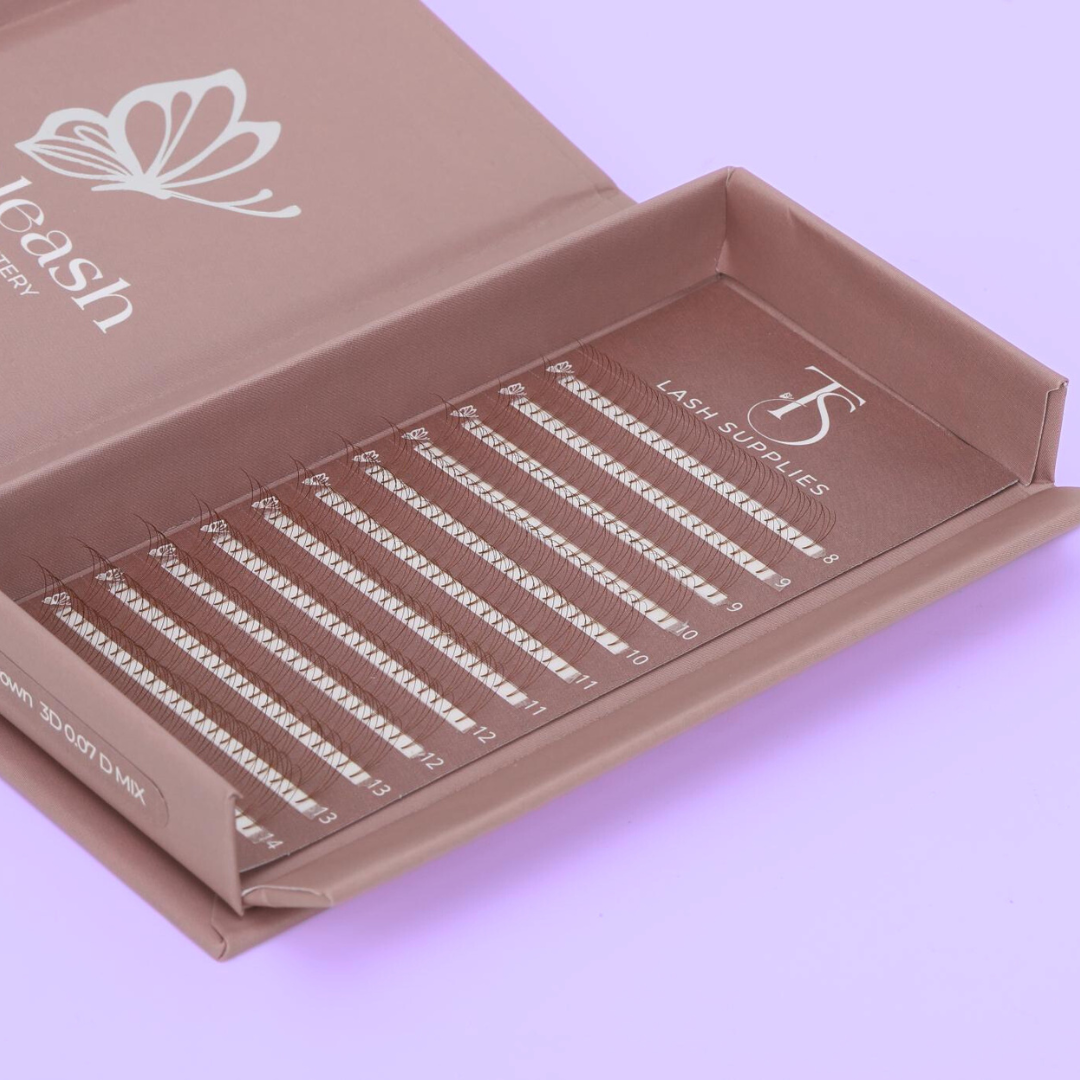 3D Brown Premade Volume Trays